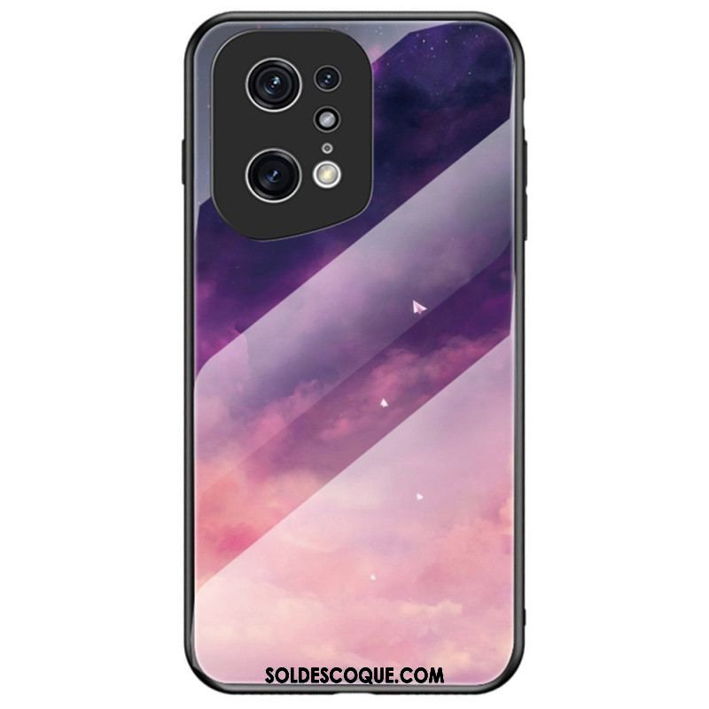 Coque Oppo Find X5 Pro Verre Trempé Marbre