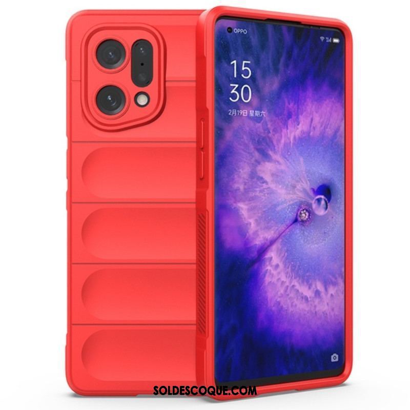 Coque Oppo Find X5 Silicone Contemporaine