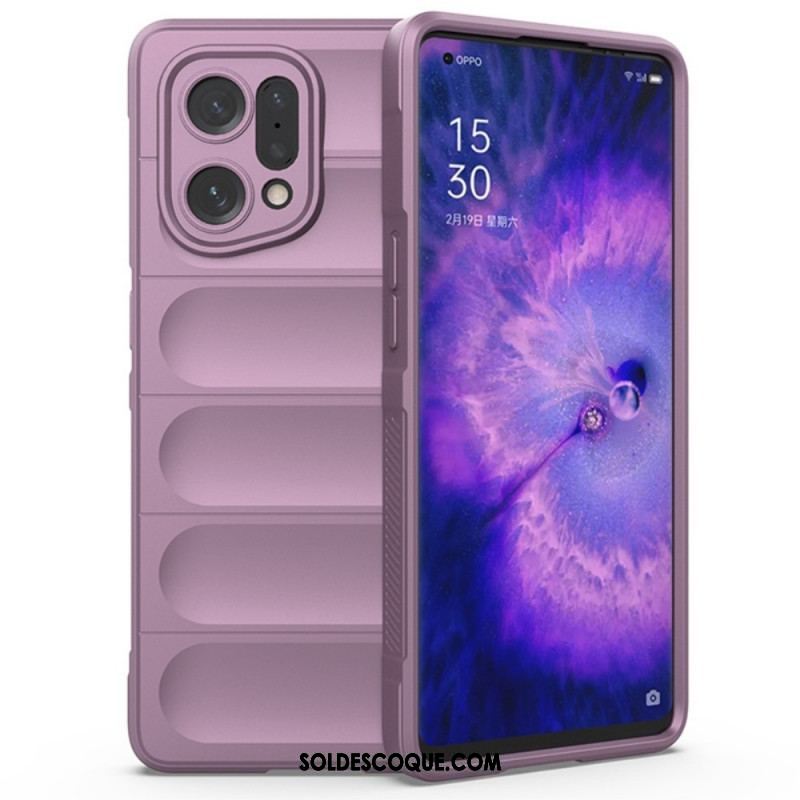 Coque Oppo Find X5 Silicone Contemporaine