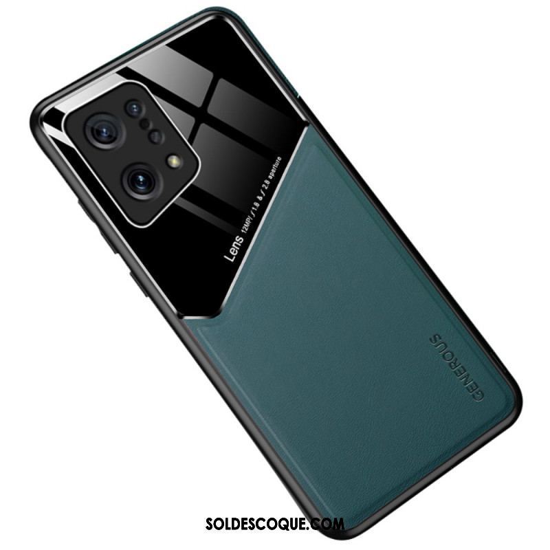 Coque Oppo Find X5 Simili Cuir Haut de Gamme