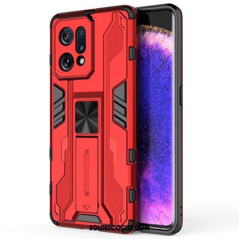 Coque Oppo Find X5 Support Amovible Vertical et Horizontal