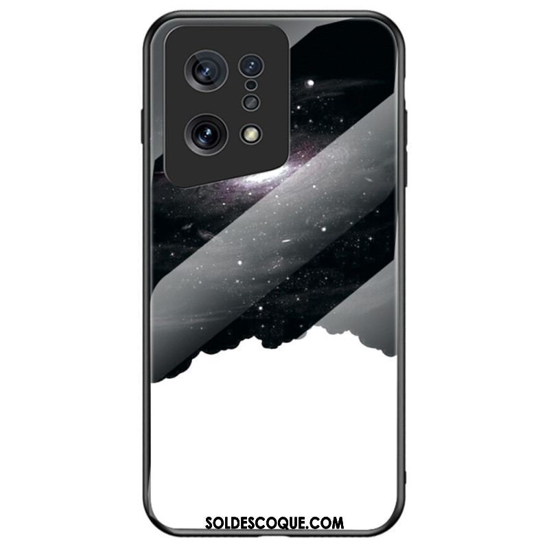 Coque Oppo Find X5 Verre Trempé Marbre