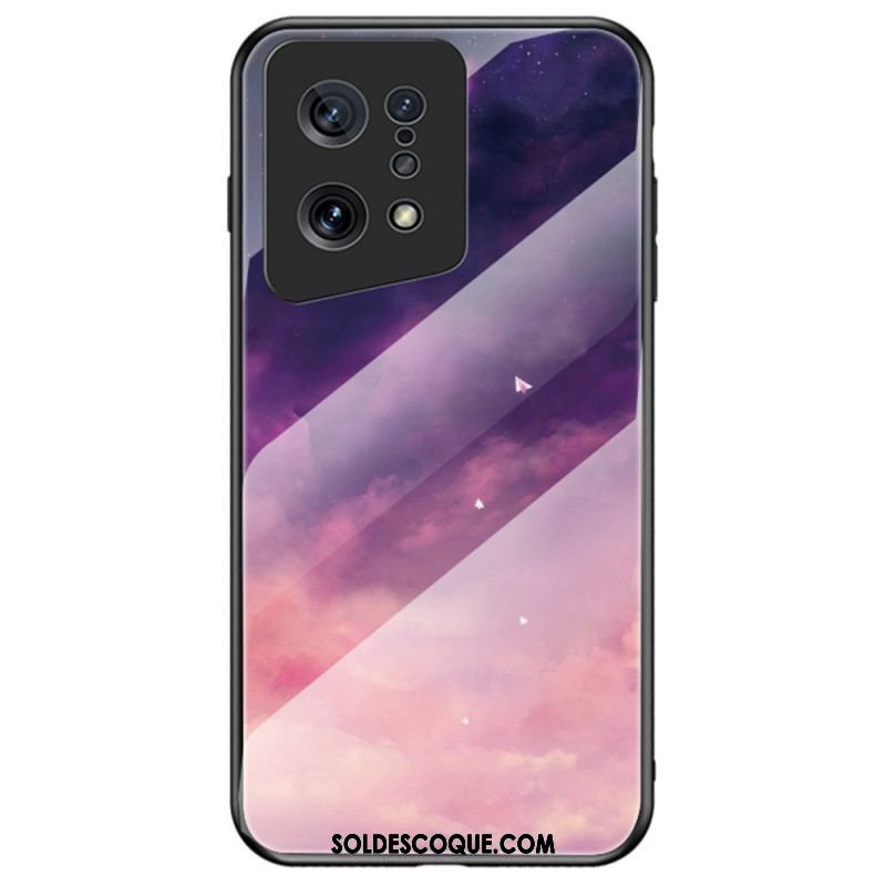 Coque Oppo Find X5 Verre Trempé Marbre