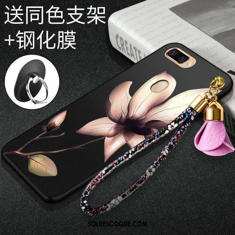 Coque Oppo R11s Fluide Doux Original Délavé En Daim Amoureux Créatif Soldes