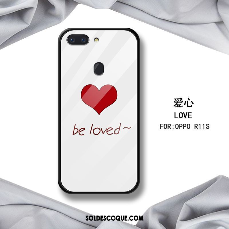 Coque Oppo R11s Fluide Doux Tout Compris Amoureux Blanc Silicone En Ligne