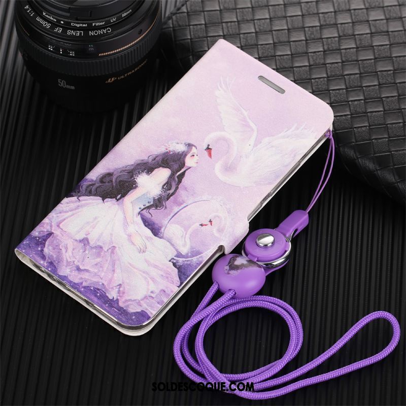 Coque Oppo R11s Fluide Doux Étui En Cuir Charmant Téléphone Portable Violet France