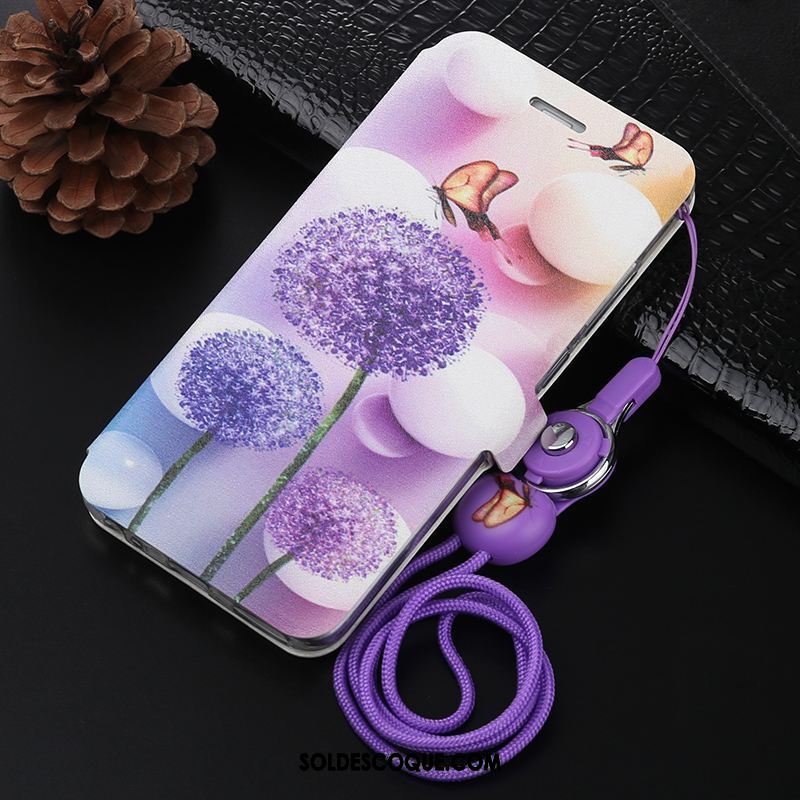 Coque Oppo R11s Fluide Doux Étui En Cuir Charmant Téléphone Portable Violet France