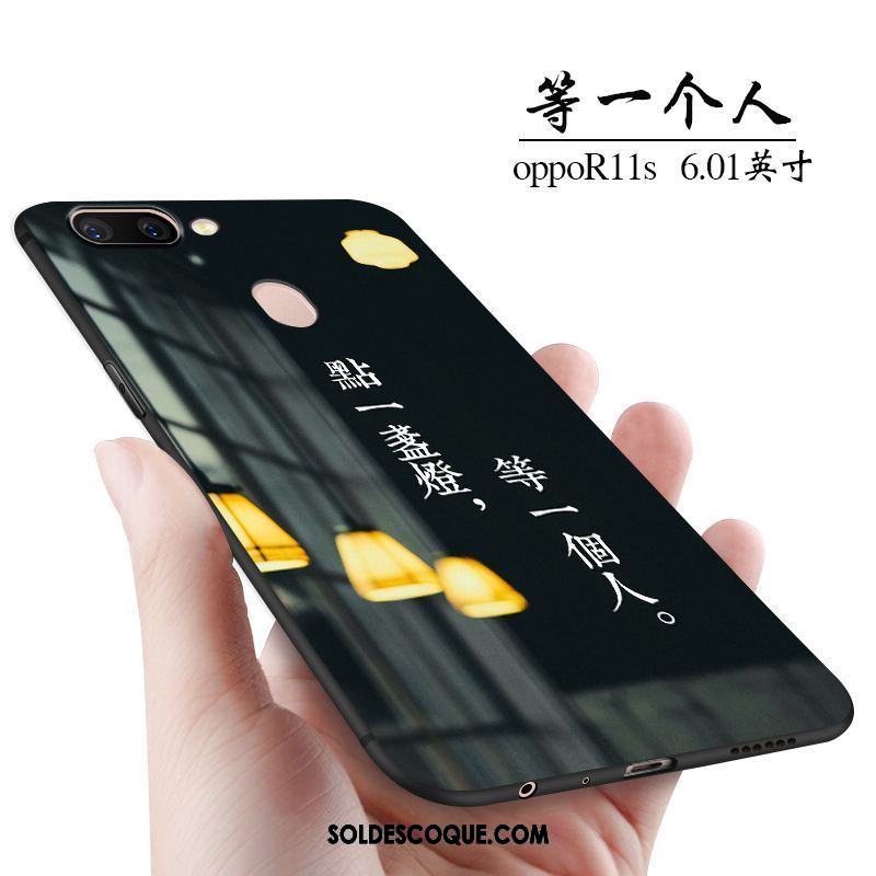 Coque Oppo R11s Incassable Créatif Étui Tout Compris Téléphone Portable Pas Cher