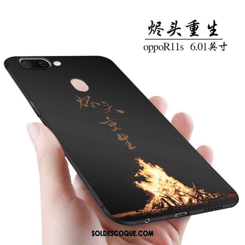 Coque Oppo R11s Incassable Créatif Étui Tout Compris Téléphone Portable Pas Cher