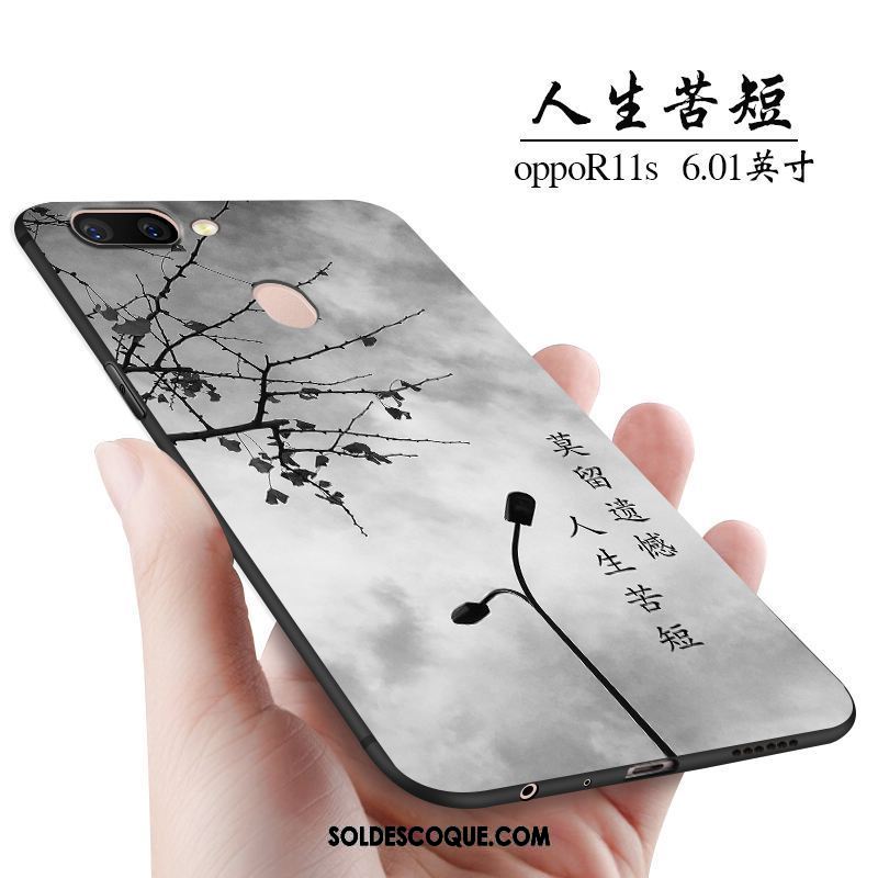 Coque Oppo R11s Incassable Créatif Étui Tout Compris Téléphone Portable Pas Cher