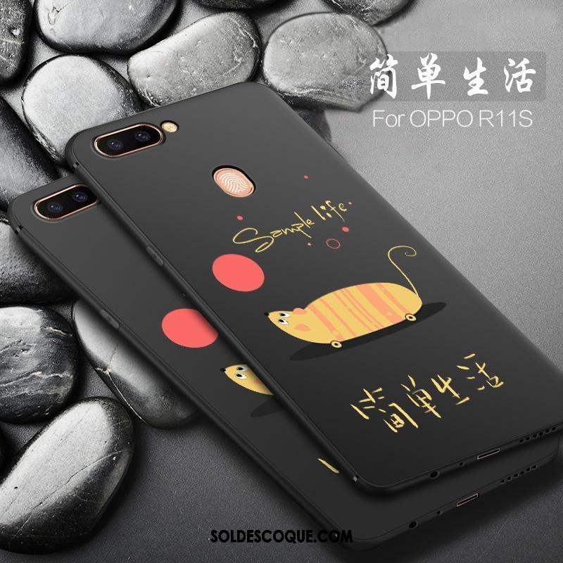 Coque Oppo R11s Personnalité Silicone Simple Tout Compris Protection France