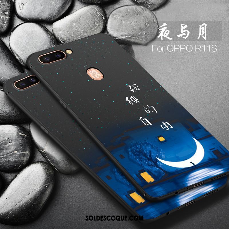 Coque Oppo R11s Personnalité Silicone Simple Tout Compris Protection France