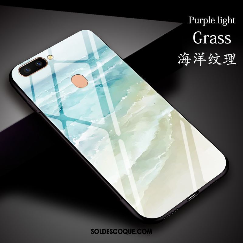 Coque Oppo R11s Personnalité Tout Compris Verre Modèle Fleurie Téléphone Portable Pas Cher