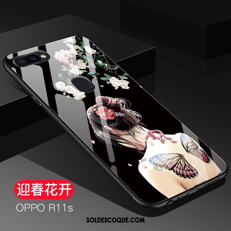 Coque Oppo R11s Protection Créatif Étui Silicone Délavé En Daim Pas Cher