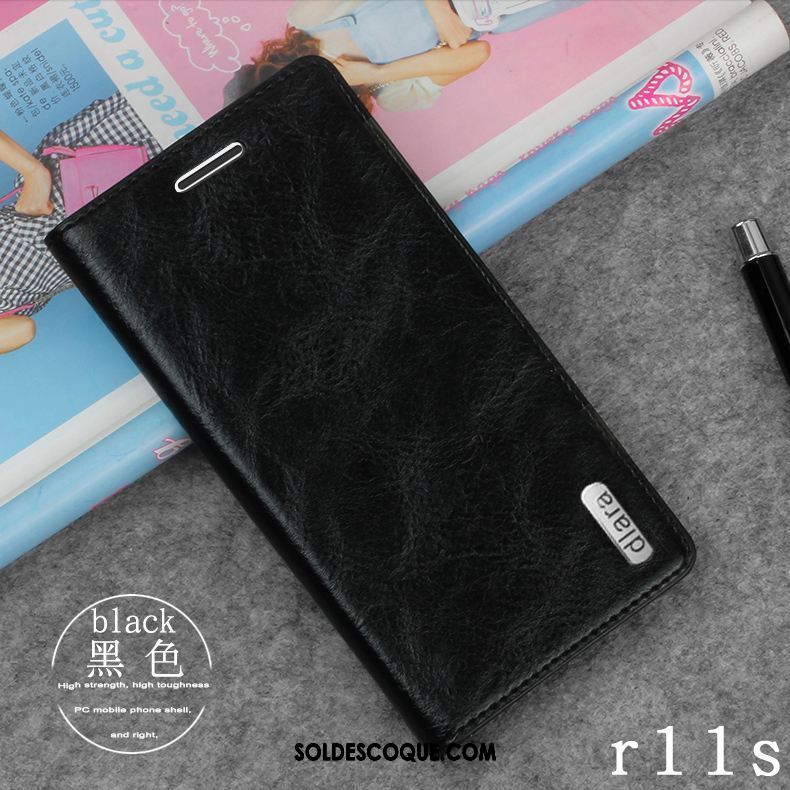Coque Oppo R11s Silicone Étui En Cuir Mode Incassable Tendance Soldes