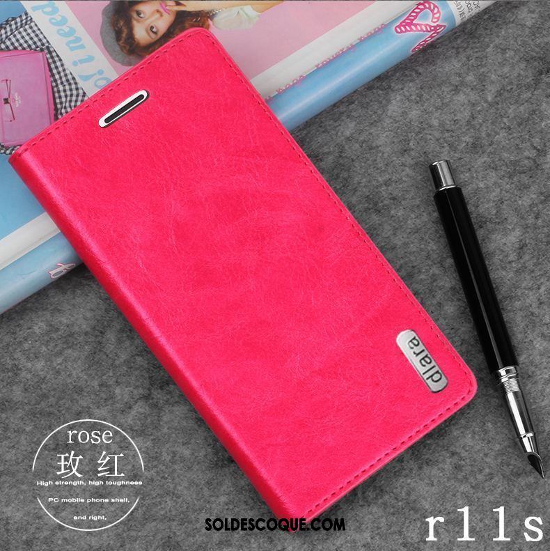 Coque Oppo R11s Silicone Étui En Cuir Mode Incassable Tendance Soldes