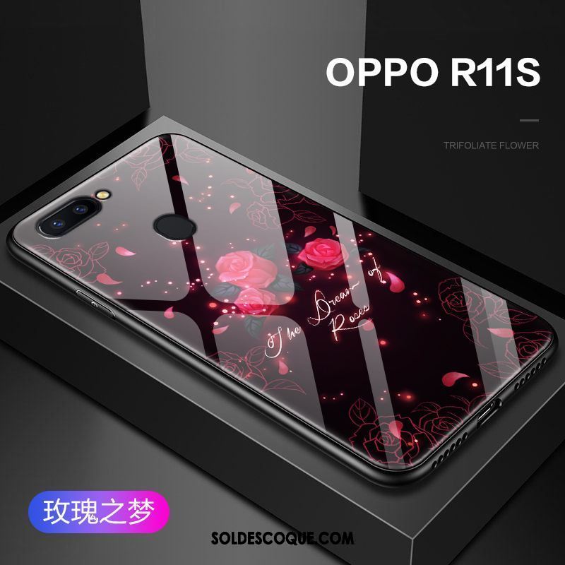 Coque Oppo R11s Tout Compris Fleur Incassable Protection Bleu En Vente