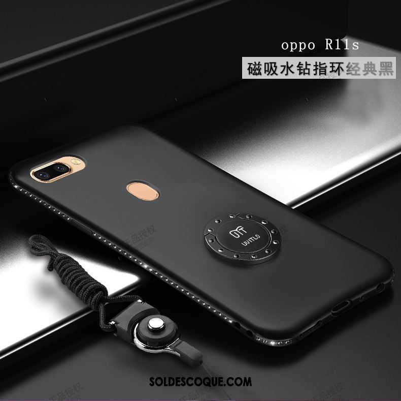 Coque Oppo R11s Téléphone Portable Magnétisme Fluide Doux Tout Compris Incassable Soldes