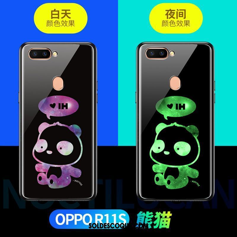 Coque Oppo R11s Téléphone Portable Noir Tout Compris Incassable Verre En Vente
