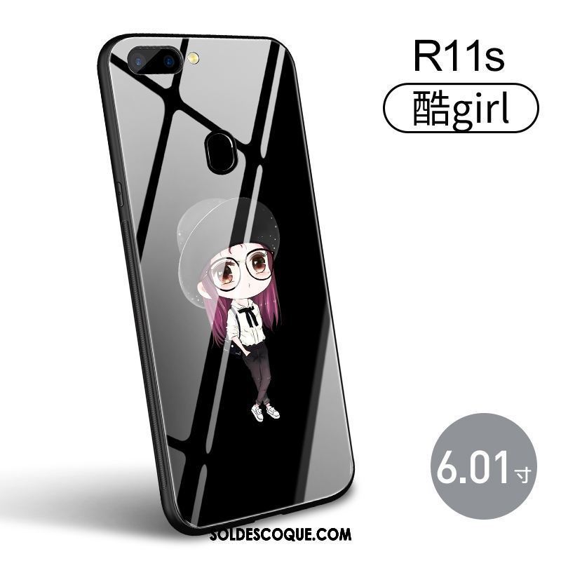 Coque Oppo R11s Téléphone Portable Personnalité Protection Étui Verre En Ligne