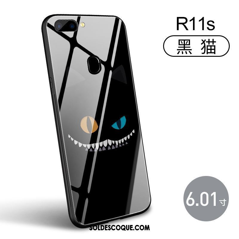 Coque Oppo R11s Téléphone Portable Personnalité Protection Étui Verre En Ligne