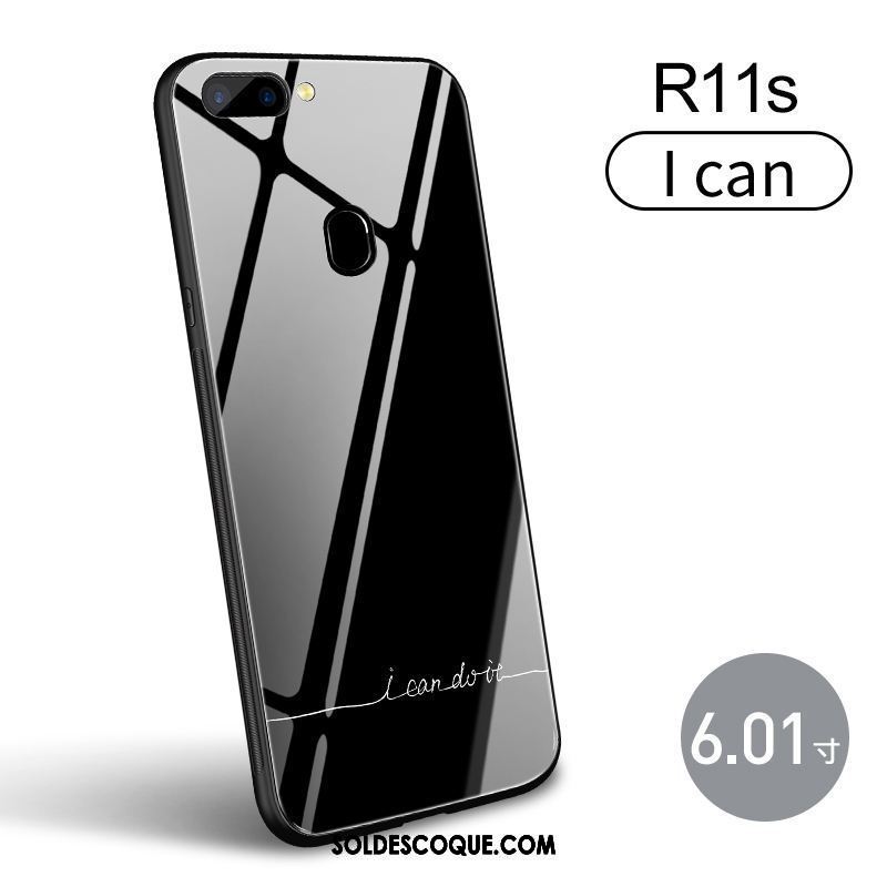 Coque Oppo R11s Téléphone Portable Personnalité Protection Étui Verre En Ligne