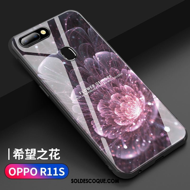 Coque Oppo R11s Verre Incassable Marque De Tendance Personnalité Silicone En Ligne