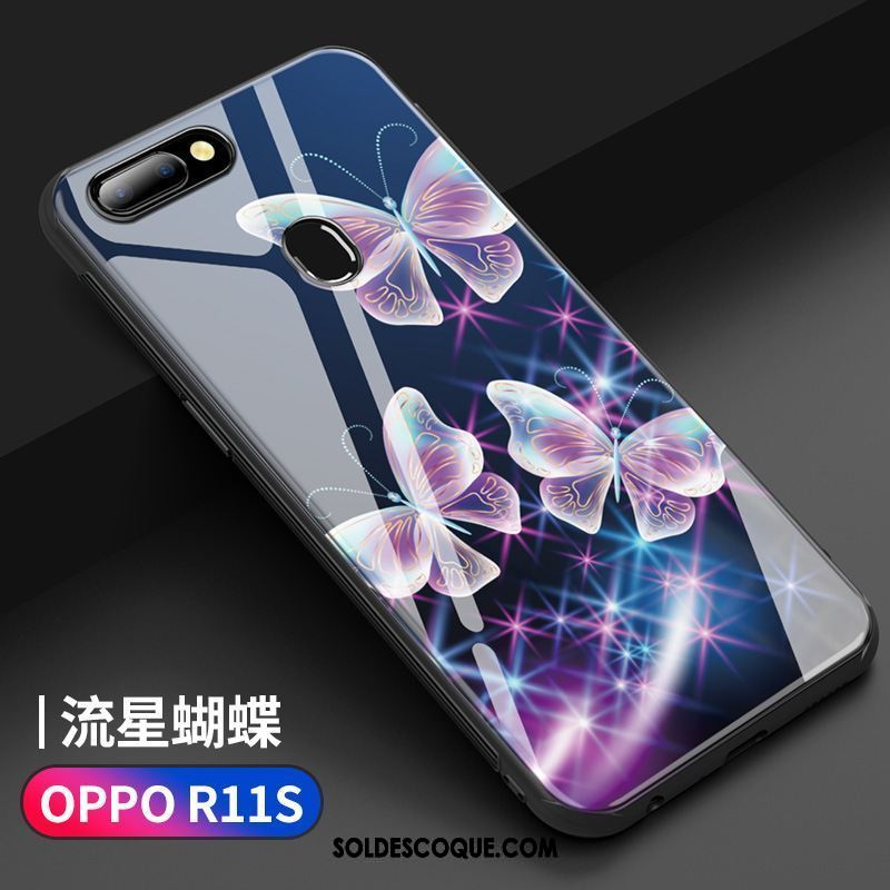 Coque Oppo R11s Verre Incassable Marque De Tendance Personnalité Silicone En Ligne