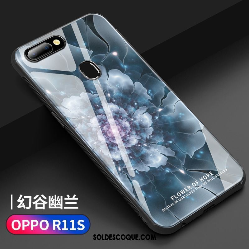 Coque Oppo R11s Verre Incassable Marque De Tendance Personnalité Silicone En Ligne