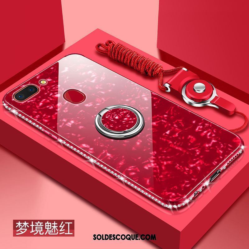 Coque Oppo R11s Étui Coquille Incassable Rouge Silicone Soldes
