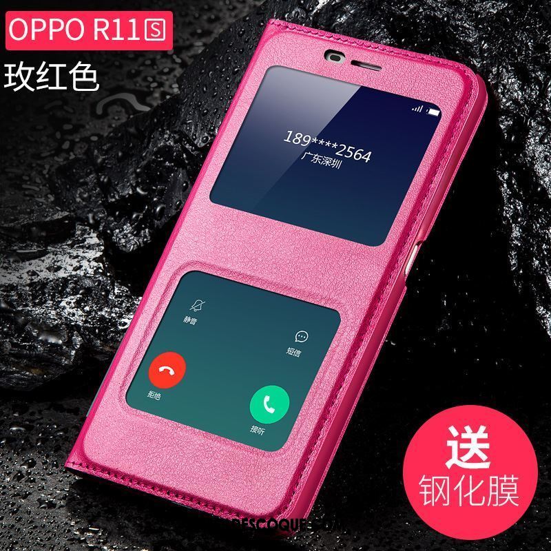 Coque Oppo R11s Étui Mode Personnalité Tempérer Protection Pas Cher