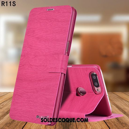 Coque Oppo R11s Étui Protection Étui En Cuir Téléphone Portable Incassable Housse En Ligne