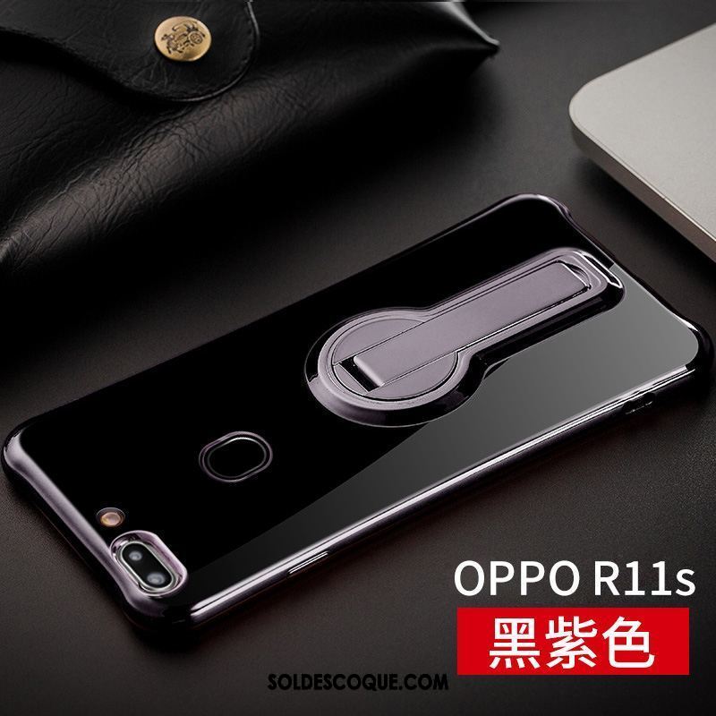 Coque Oppo R11s Étui Téléphone Portable Incassable Silicone Support Pas Cher