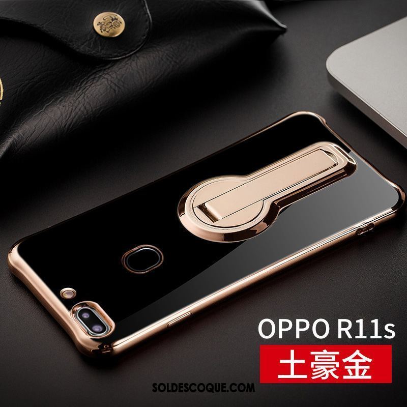 Coque Oppo R11s Étui Téléphone Portable Incassable Silicone Support Pas Cher