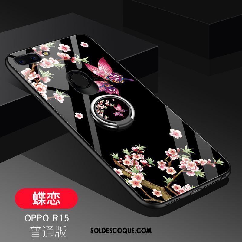 Coque Oppo R15 Amoureux Étoile Verre Silicone Incassable Soldes