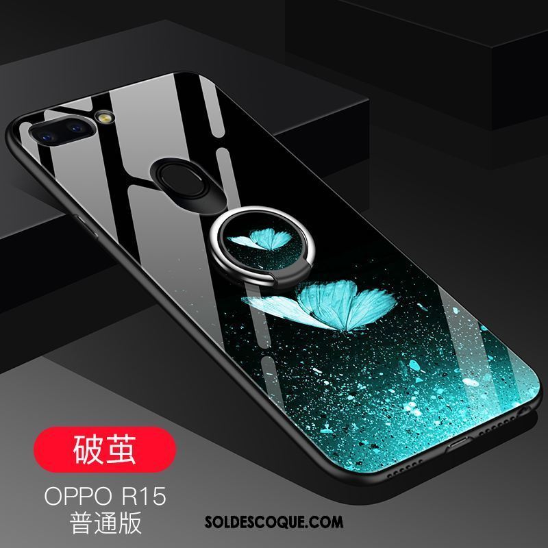 Coque Oppo R15 Amoureux Étoile Verre Silicone Incassable Soldes