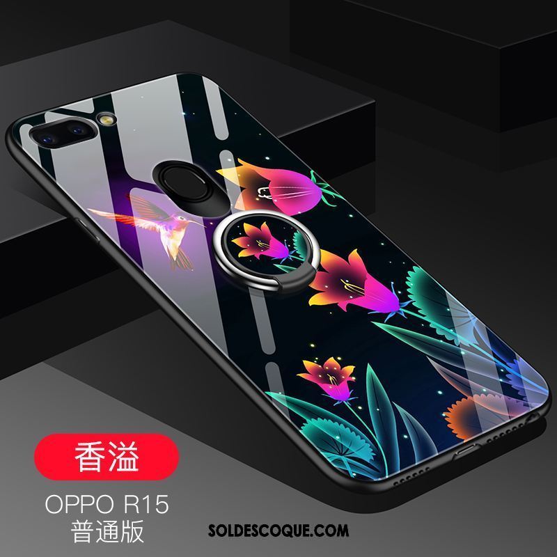 Coque Oppo R15 Amoureux Étoile Verre Silicone Incassable Soldes