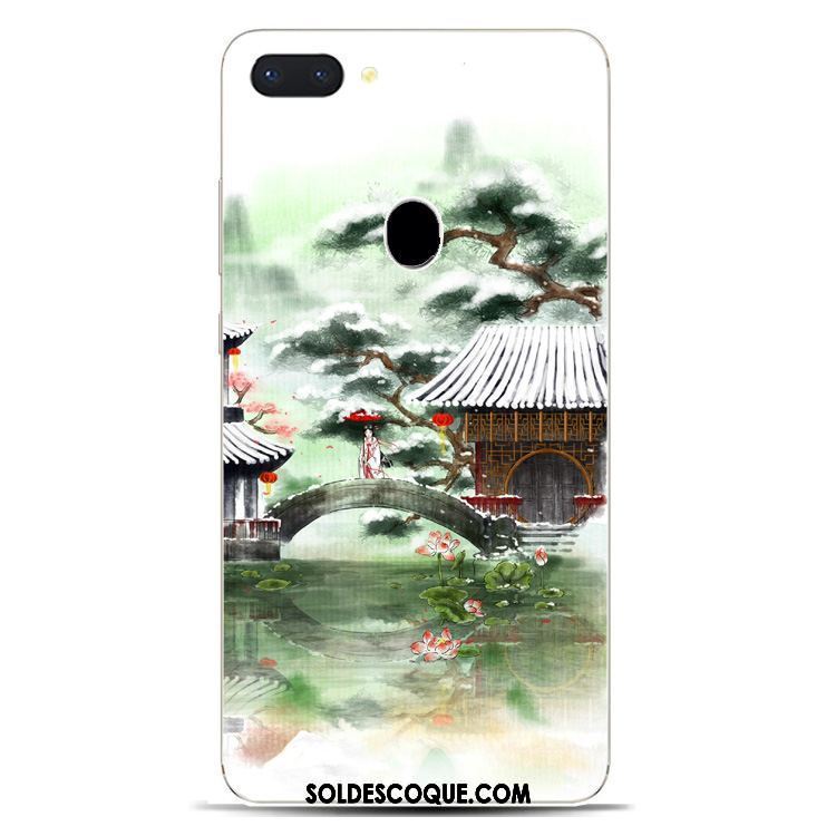 Coque Oppo R15 Bleu Couleur Fluide Doux Silicone Étui Housse En Ligne