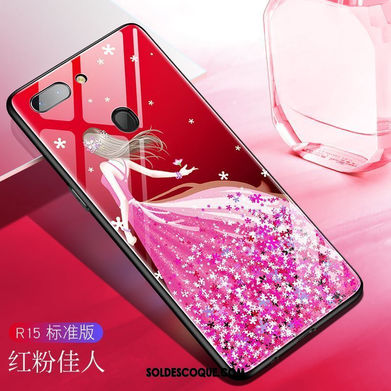 Coque Oppo R15 Bleu Très Mince Tout Compris Marque De Tendance Amoureux Soldes