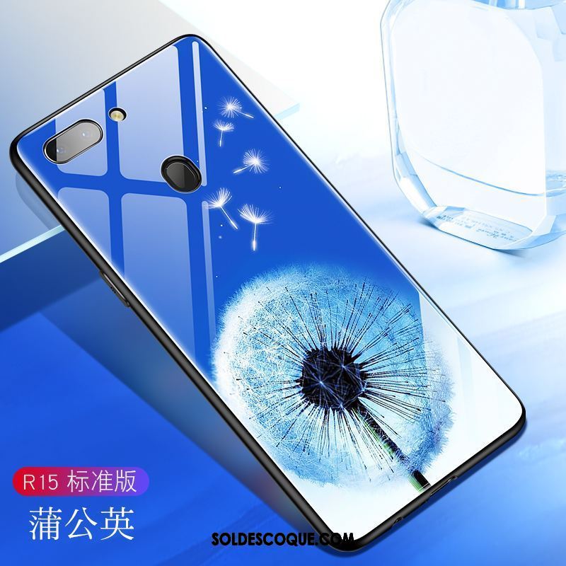 Coque Oppo R15 Bleu Très Mince Tout Compris Marque De Tendance Amoureux Soldes