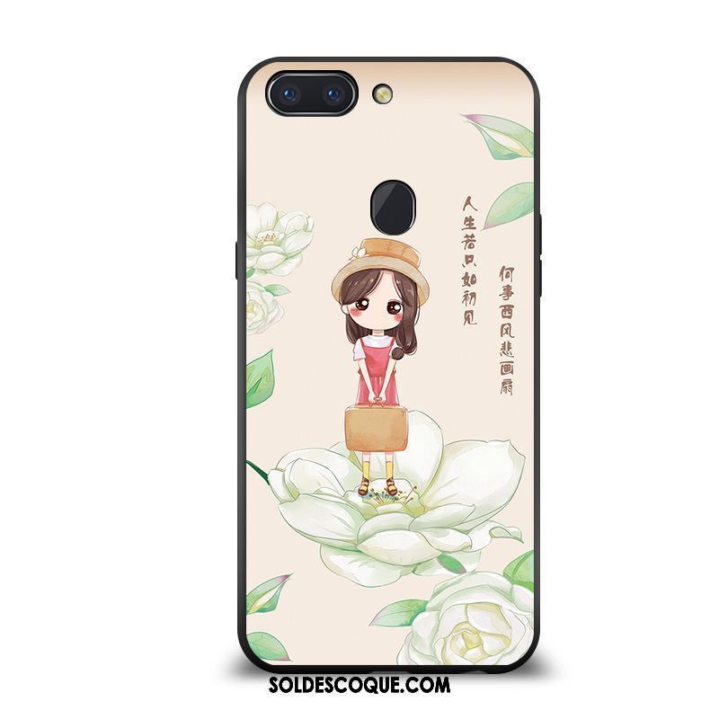 Coque Oppo R15 Charmant Frais Étui Incassable Fluide Doux Housse En Ligne