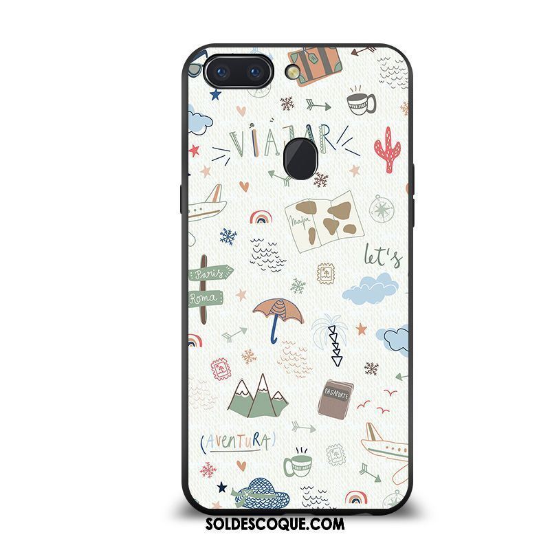 Coque Oppo R15 Charmant Frais Étui Incassable Fluide Doux Housse En Ligne