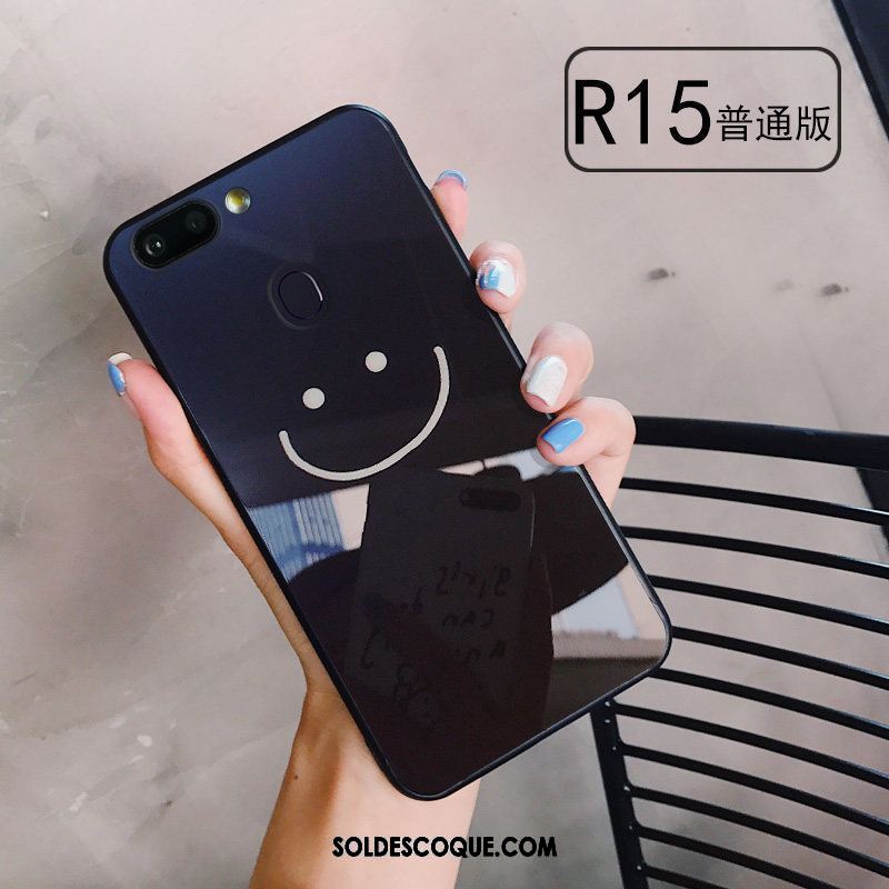 Coque Oppo R15 Charmant Personnalité Difficile Jaune Dessin Animé Pas Cher