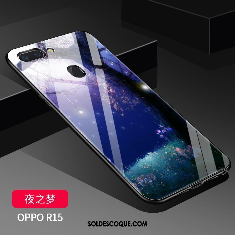 Coque Oppo R15 Délavé En Daim Étui Tendance Très Mince Téléphone Portable Soldes