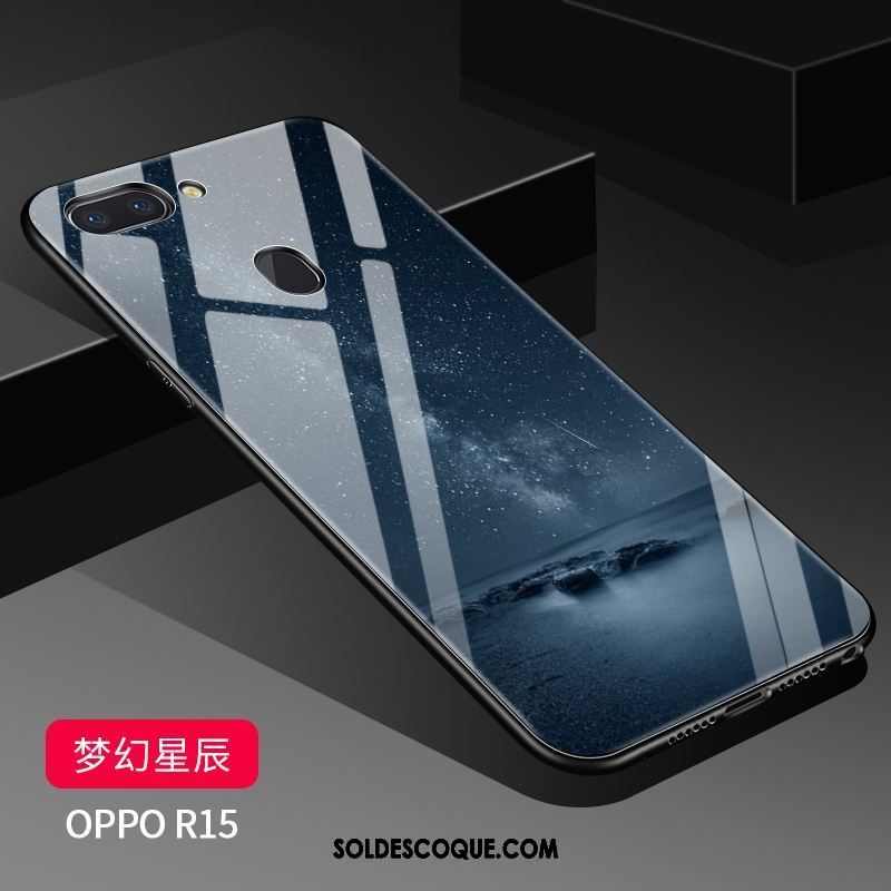 Coque Oppo R15 Délavé En Daim Étui Tendance Très Mince Téléphone Portable Soldes