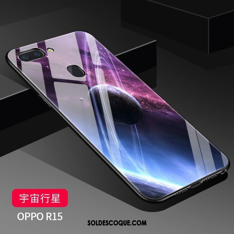 Coque Oppo R15 Délavé En Daim Étui Tendance Très Mince Téléphone Portable Soldes