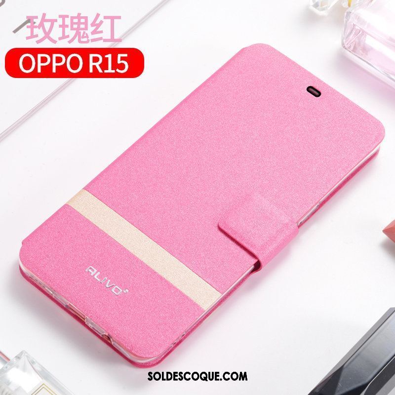 Coque Oppo R15 Gris Protection Silicone Clamshell Étui En Cuir Pas Cher