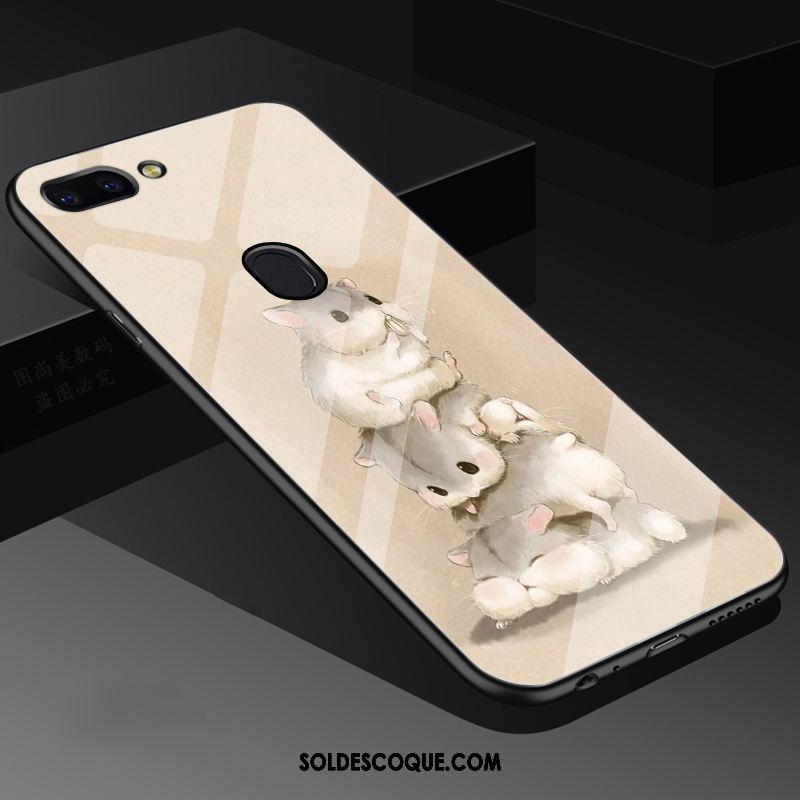 Coque Oppo R15 Mignonne Petit Protection Rat Créatif Pas Cher