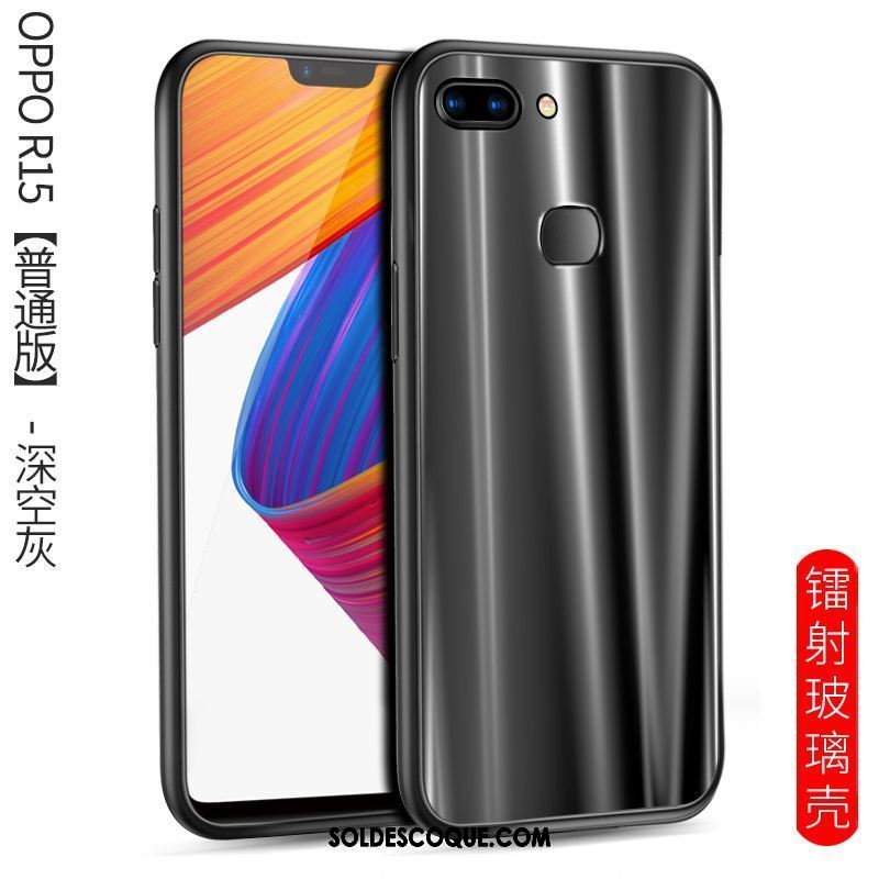 Coque Oppo R15 Noir Protection Verre Tout Compris Incassable En Vente