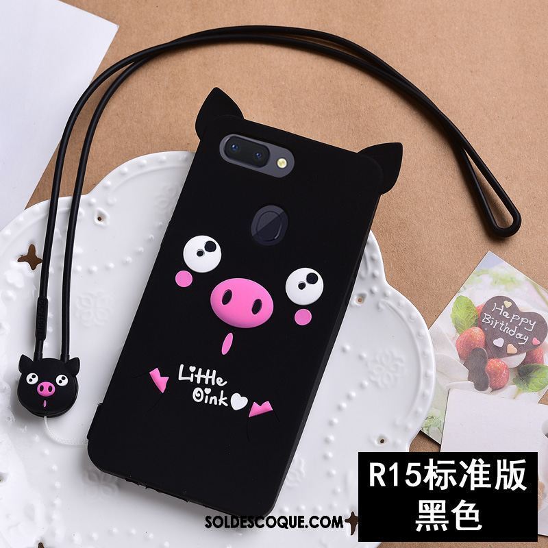 Coque Oppo R15 Ornements Suspendus Silicone Étui Tout Compris Dessin Animé Pas Cher